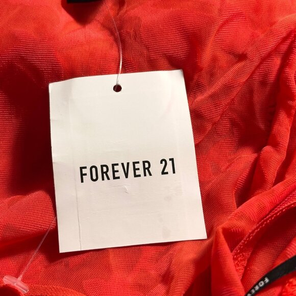 Red Velvet Floral Burnout Maxi Slip Dress Forever 21 Womens Sz S HOCO Whimsigoth - Picture 3 of 8